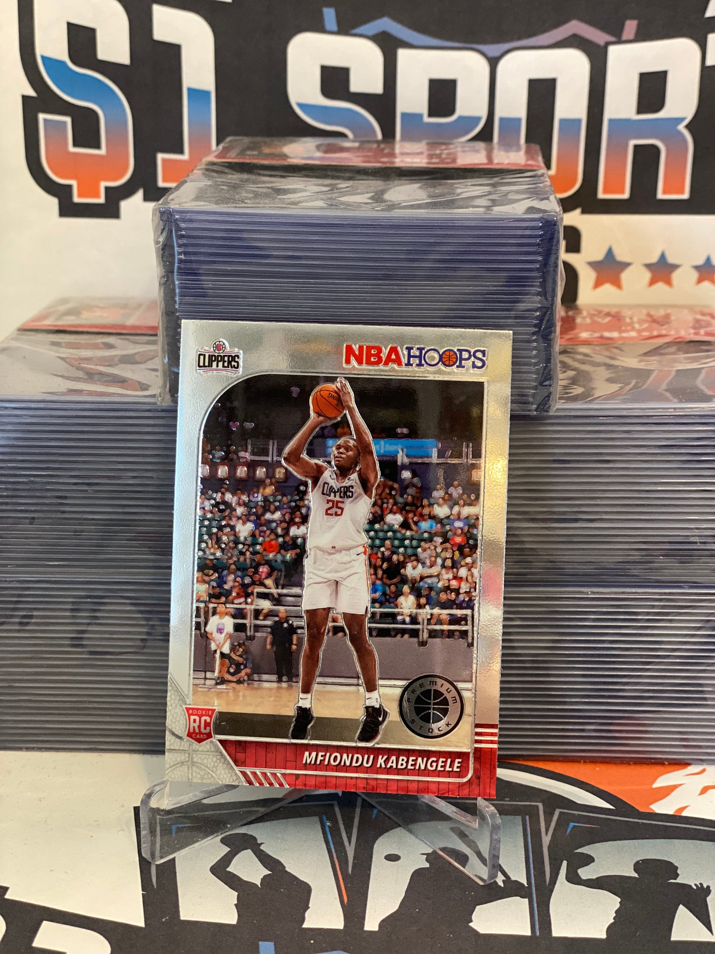 2019 Hoops Premium Stock Mfiondu Kabengele Rookie #222