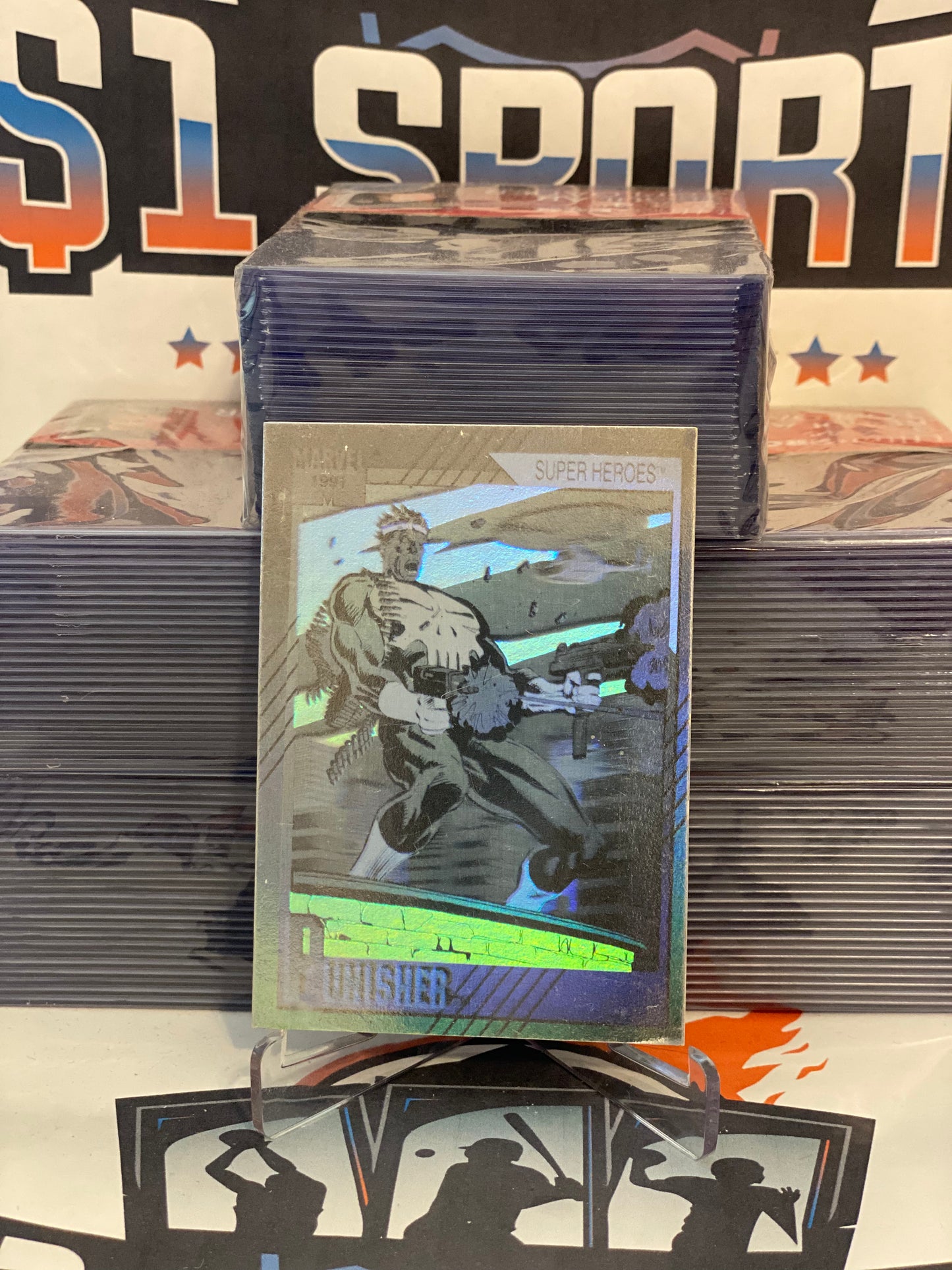 1991 Impel Marvel (Hologram) Punisher #H-3