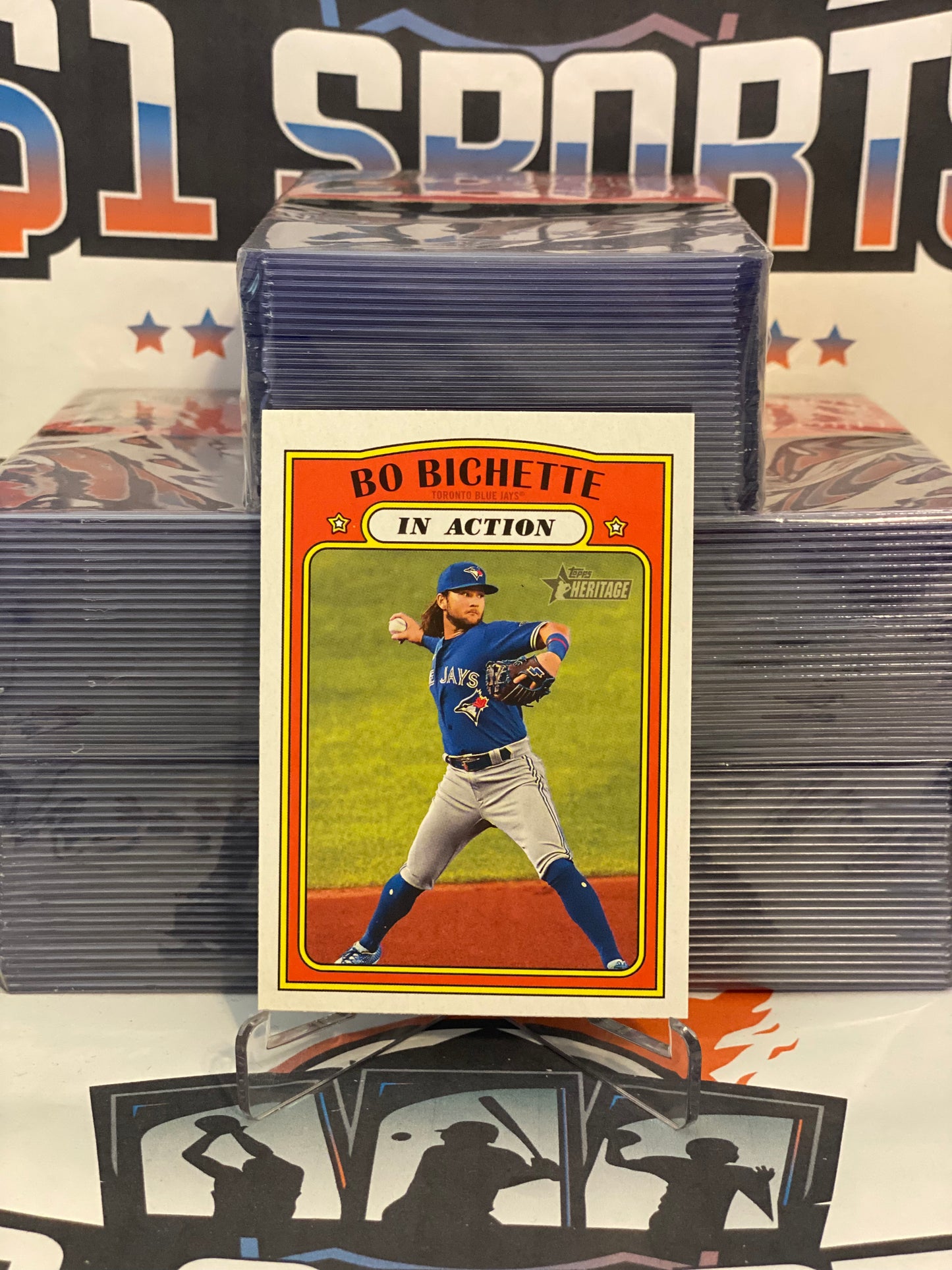 2021 Topps Heritage (In Action) Bo Bichette #294