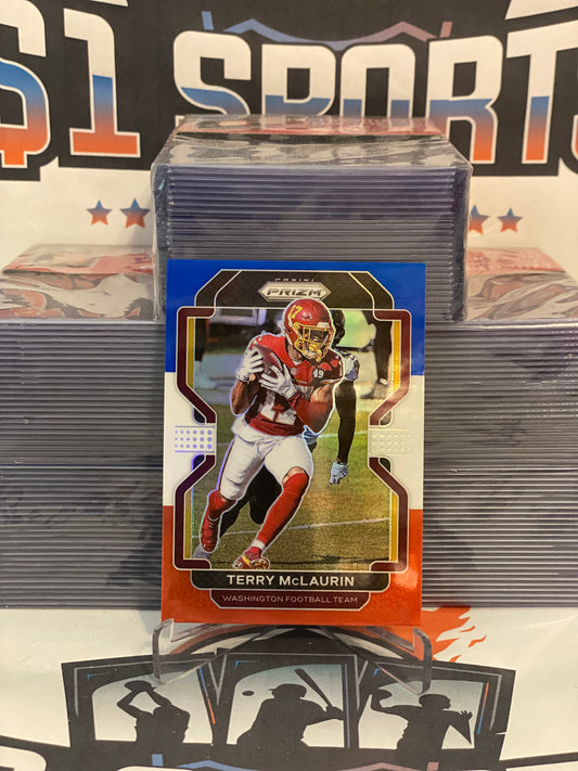 2021 Panini Prizm (Red White Blue Prizm) Terry McLaurin #208