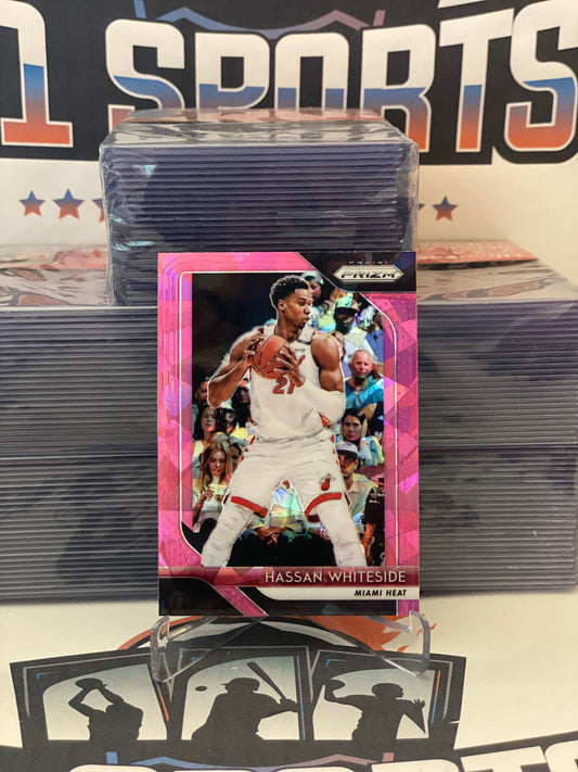 2018 Panini Prizm (Pink Ice Prizm) Hassan Whiteside #196