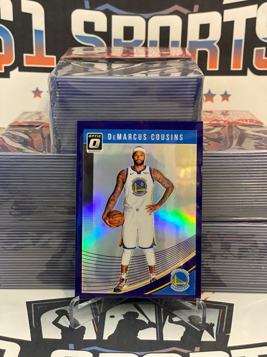 2018 Donruss Optic (Purple Prizm) DeMarcus Cousins #42