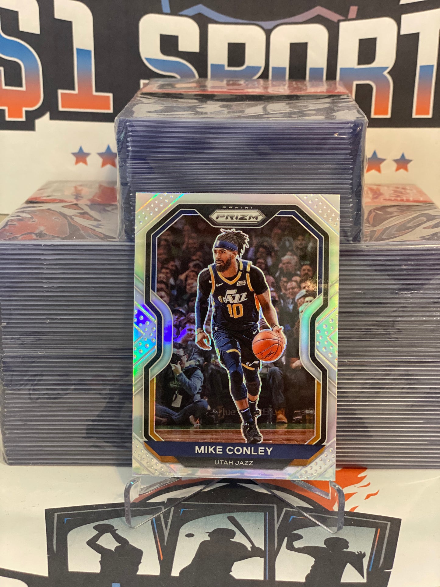 2020 Panini Prizm (Silver Prizm) Mike Conley #198