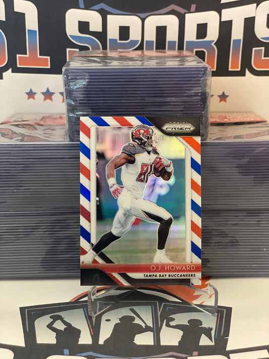 2018 Panini Prizm (Red, White & Blue Prizm) O.J. Howard #16