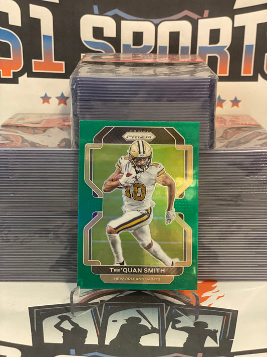 2021 Panini Prizm (Green Prizm) Tre'Quan Smith #302