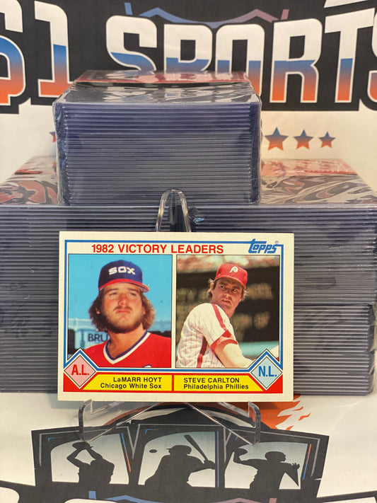 1983 Topps (Victory Leaders) Steve Carlton & LaMarr Hoyt #705