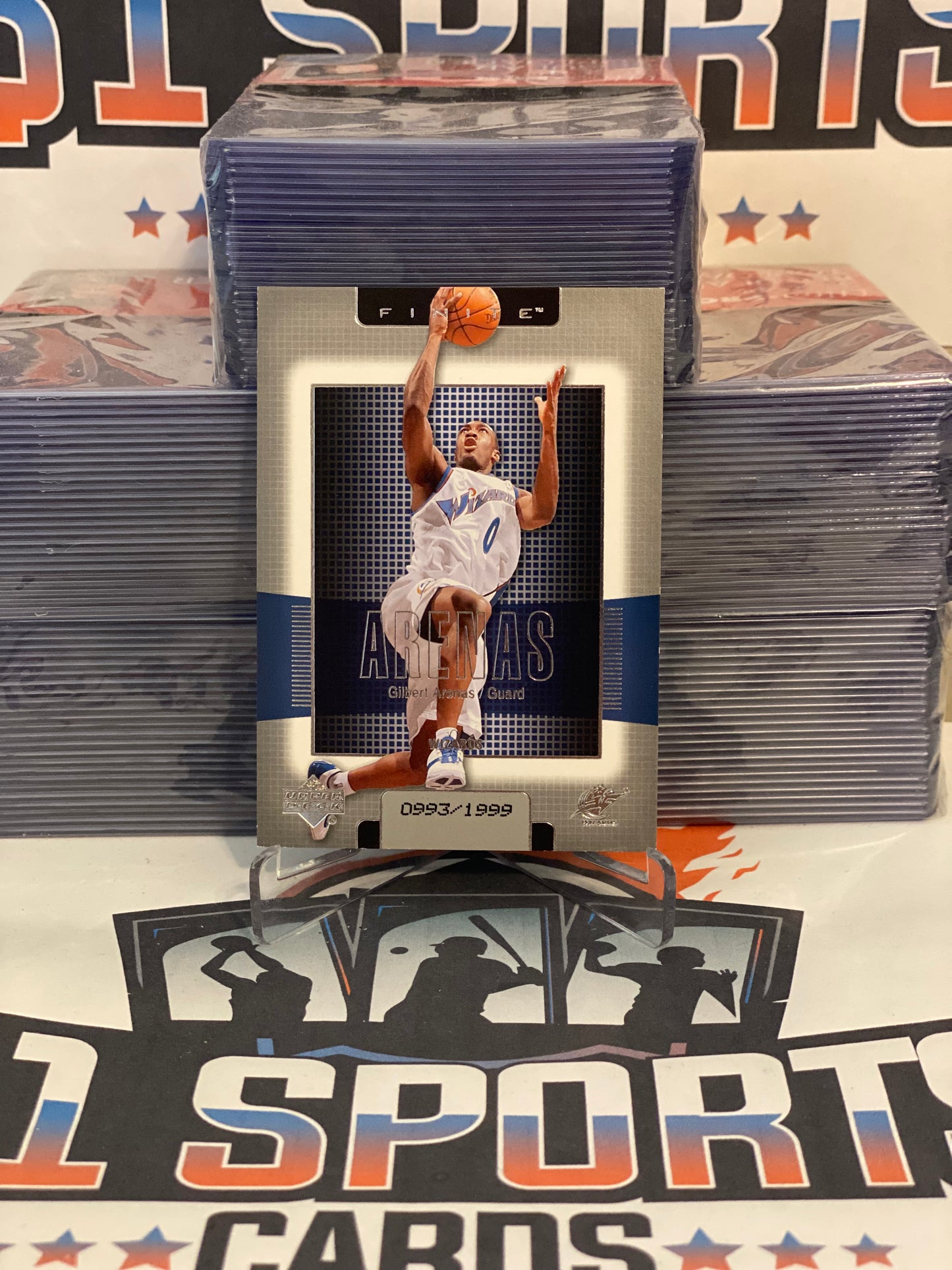 2003 Upper Deck Finite (0993/1999) Gilbert Arenas #196