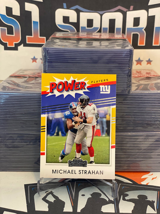 2021 Panini Contenders (Power Players) Michael Strahan #PP-MST