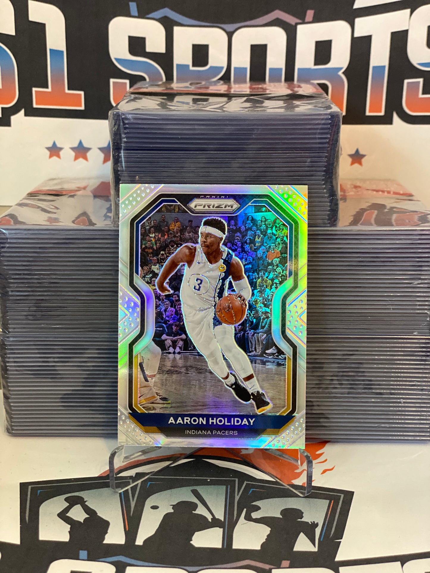 2020 Panini Prizm (Silver Prizm) Aaron Holiday #74