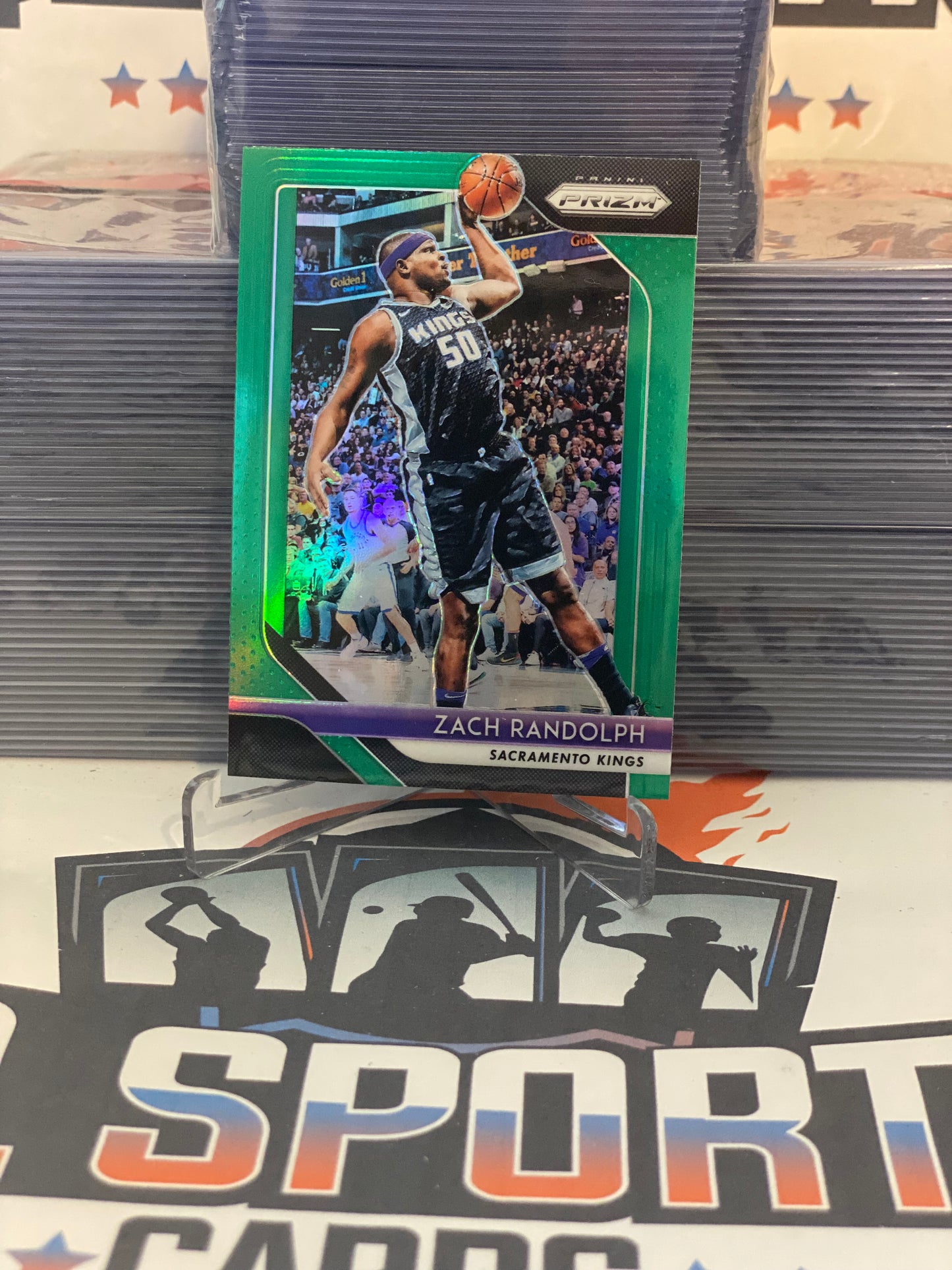 2018 Panini Prizm (Green Prizm) Zach Randolph #211