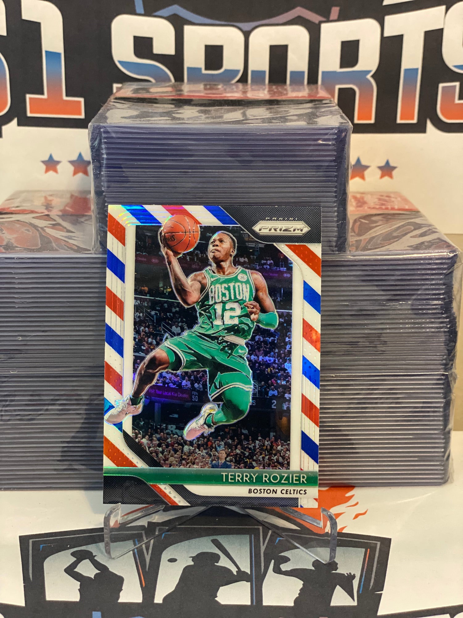 2018 Panini Prizm (Red White Blue Prizm) Terry Rozier III #148