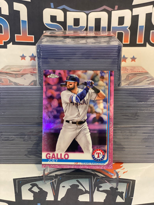 2019 Topps Chrome (Pink Refractor) Joey Gallo #38