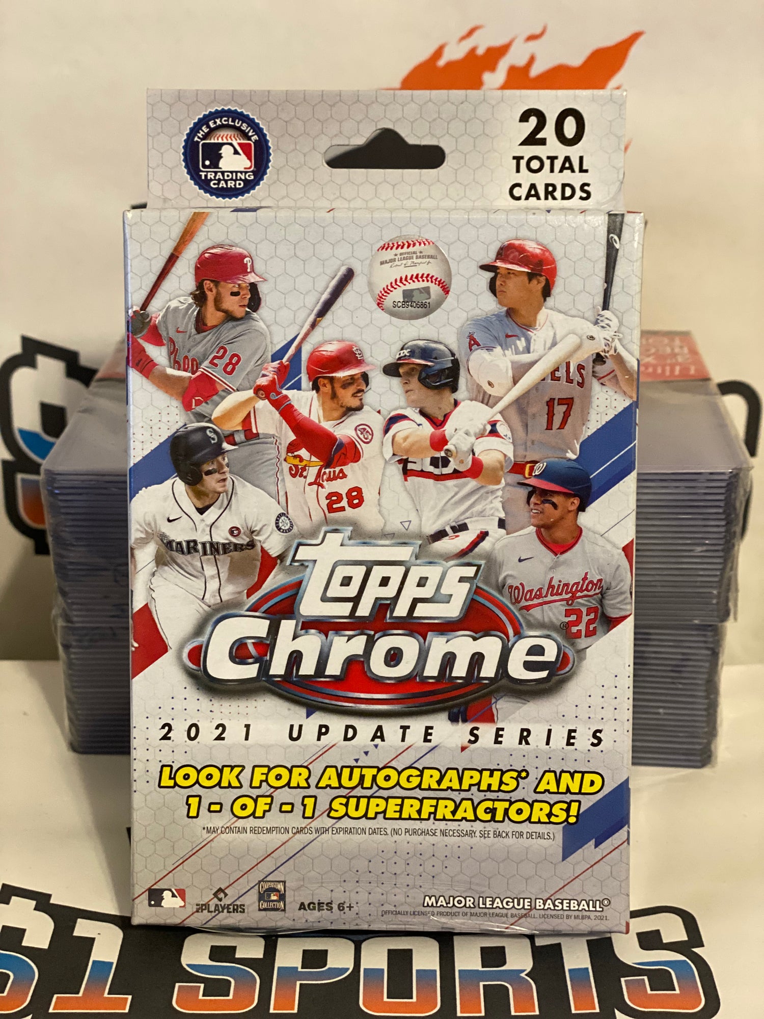 2021 Topps Chrome Update MLB Baseball Hanger Box