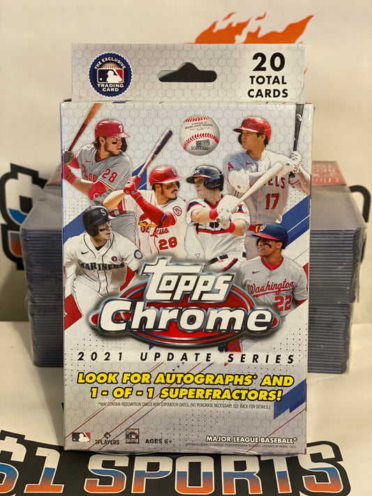 2021 Topps Chrome Update MLB Baseball Hanger Box