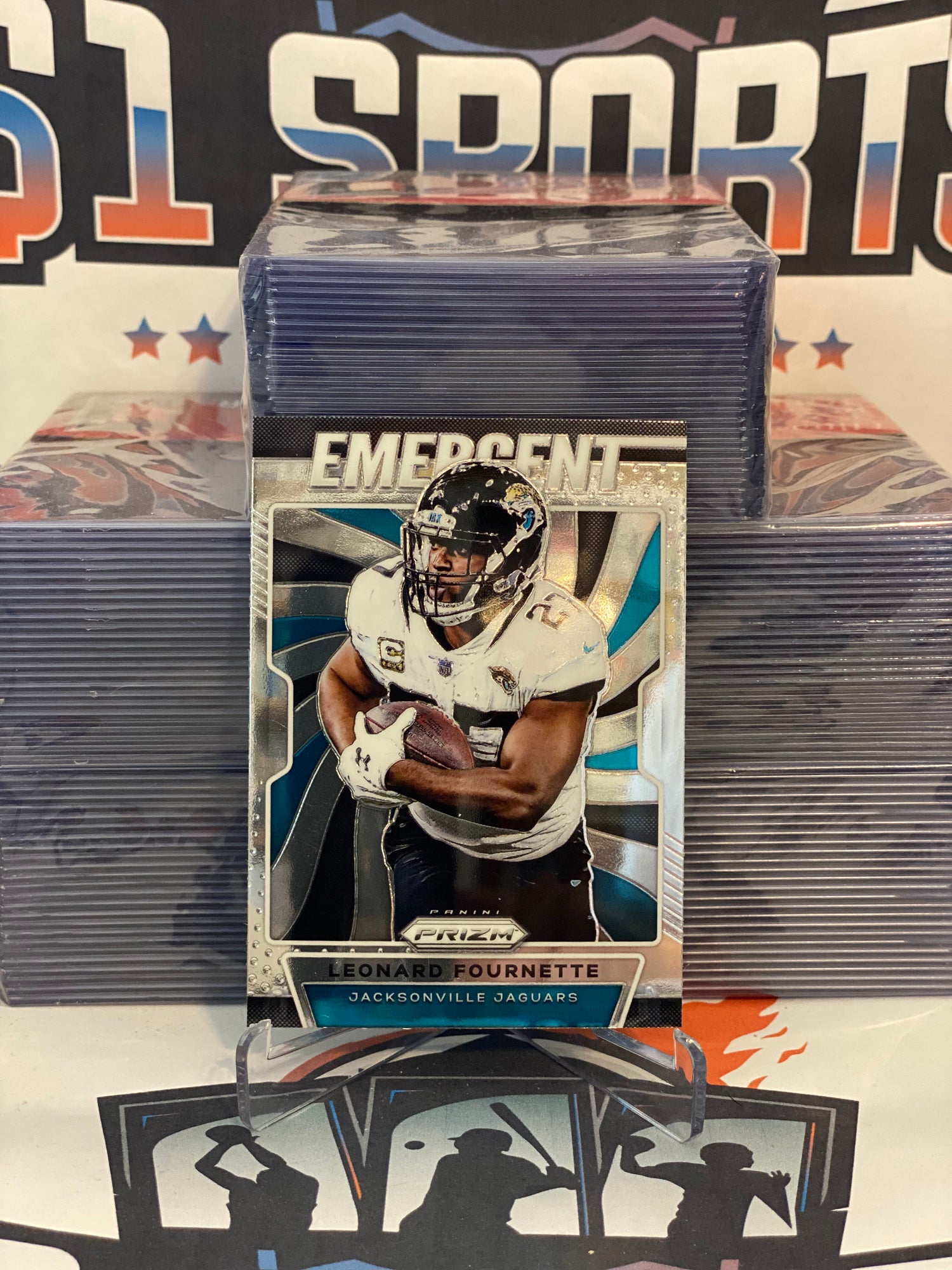 2019 Panini Prizm (Emergent) Leonard Fournette #E-LF