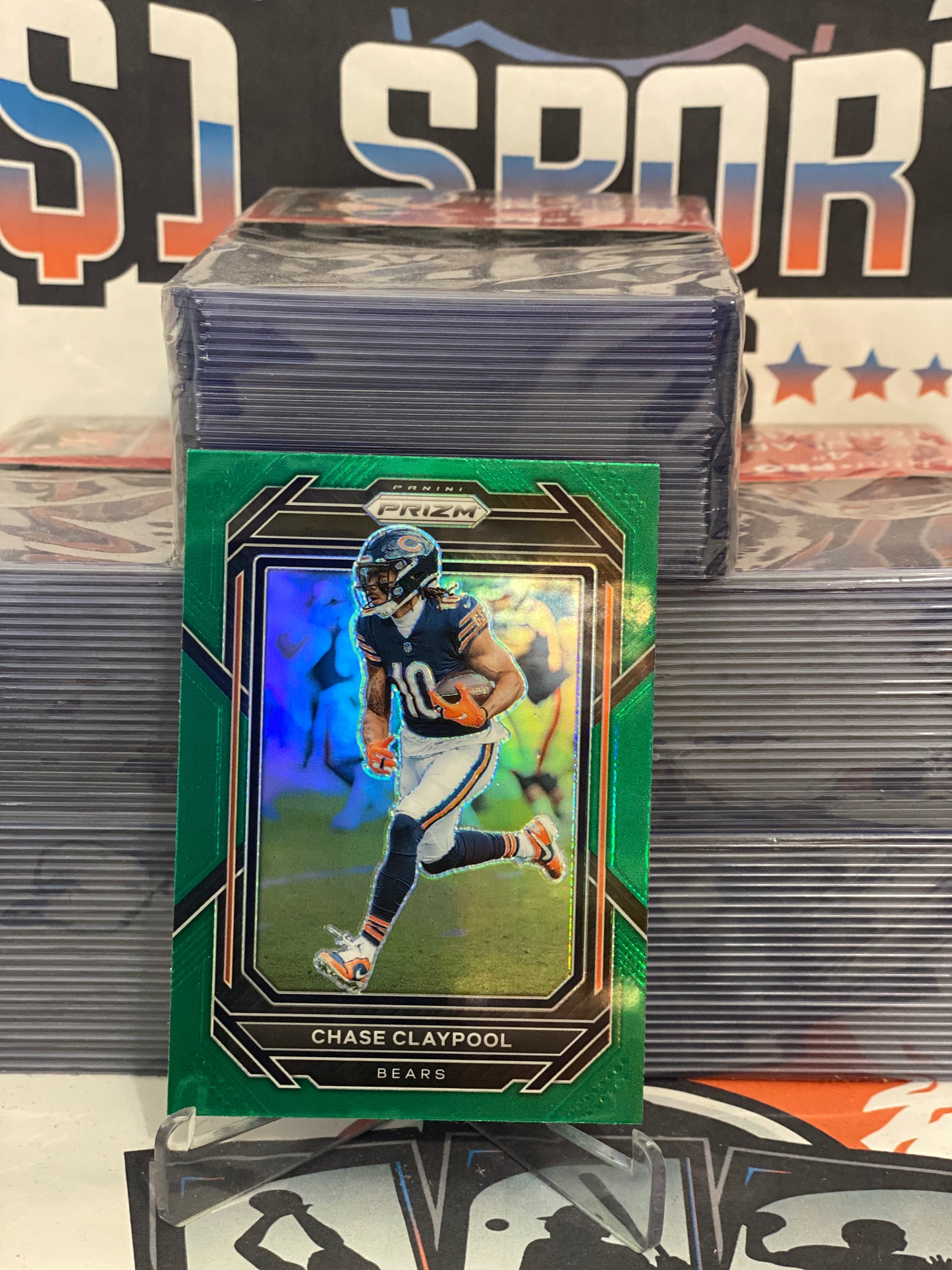 2022 Panini Prizm (Green Prizm) Chase Claypool #247