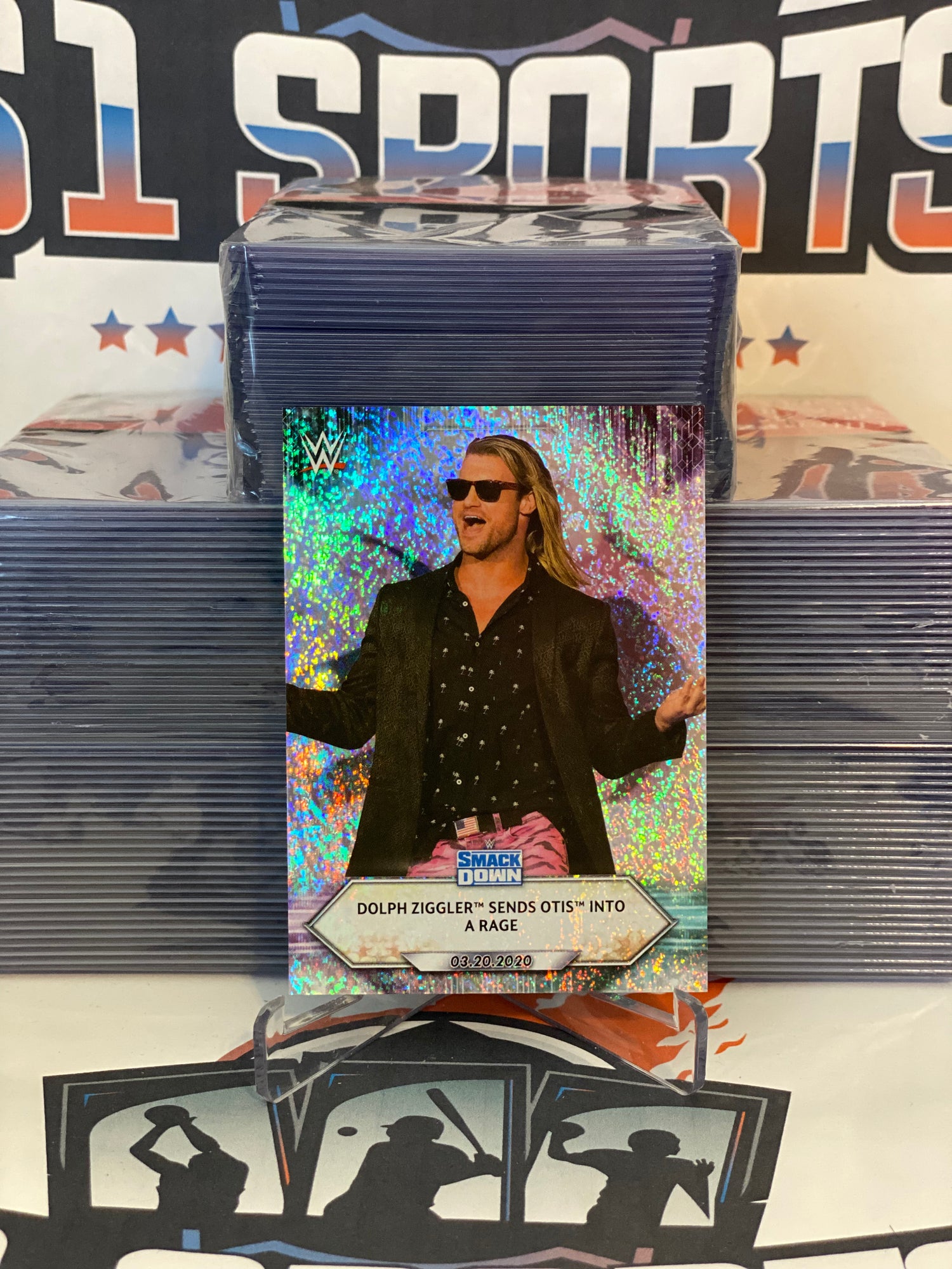 2021 Topps (Foilboard) Dolph Ziggler #40