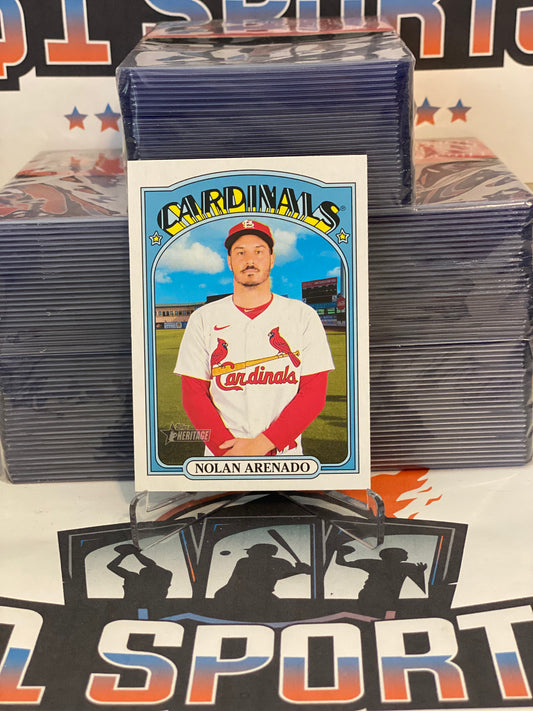 2021 Topps Heritage Nolan Arenado #616