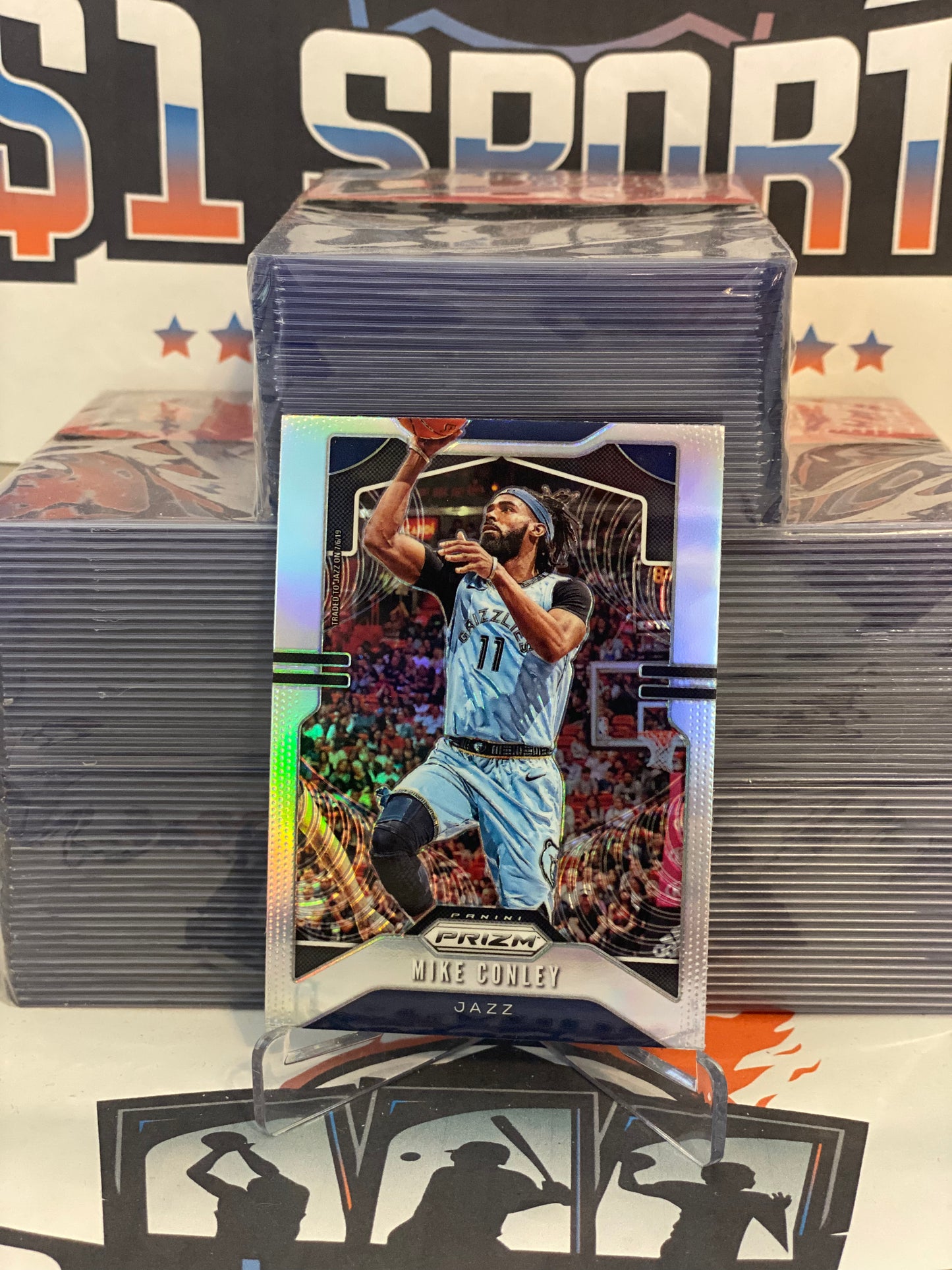 2019 Panini Prizm (Silver Prizm) Mike Conley #244