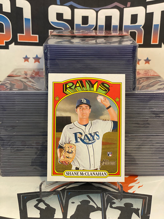 2021 Topps Heritage Shane McClanahan Rookie #521