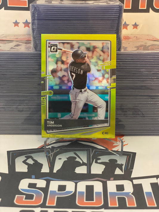2020 Donruss Optic (Lime Green Prizm) Tim Anderson #195