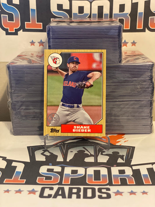 2022 Topps (1987 Redux) Shane Bieber #T87-90