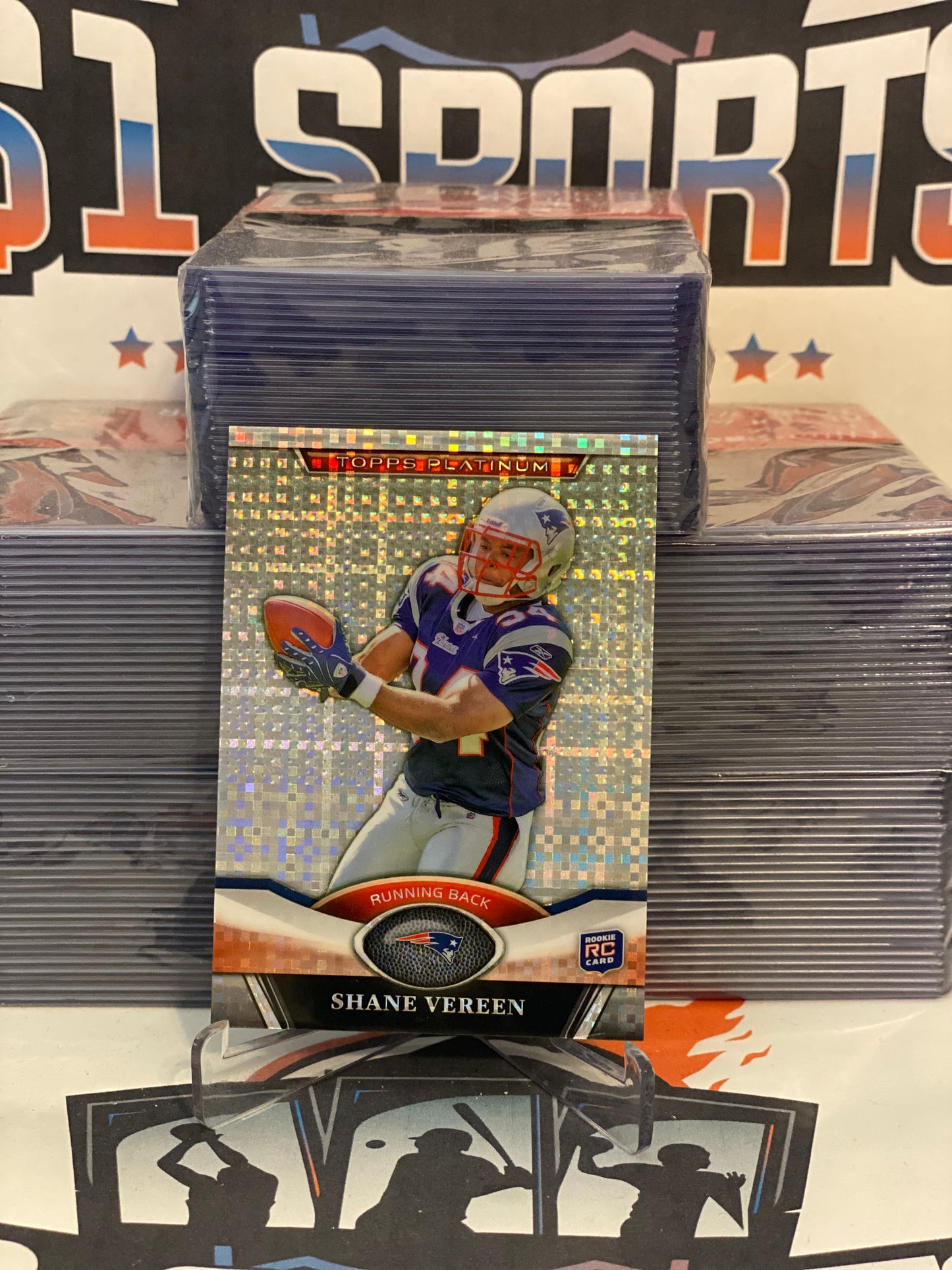 2011 Topps Platinum (X-Fractor) Shane Vereen Rookie #14