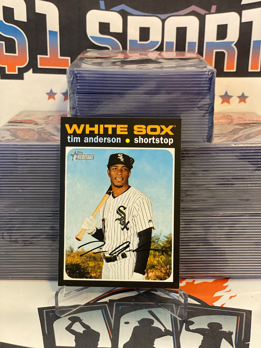 2020 Topps Heritage (Short Print) Tim Anderson #436