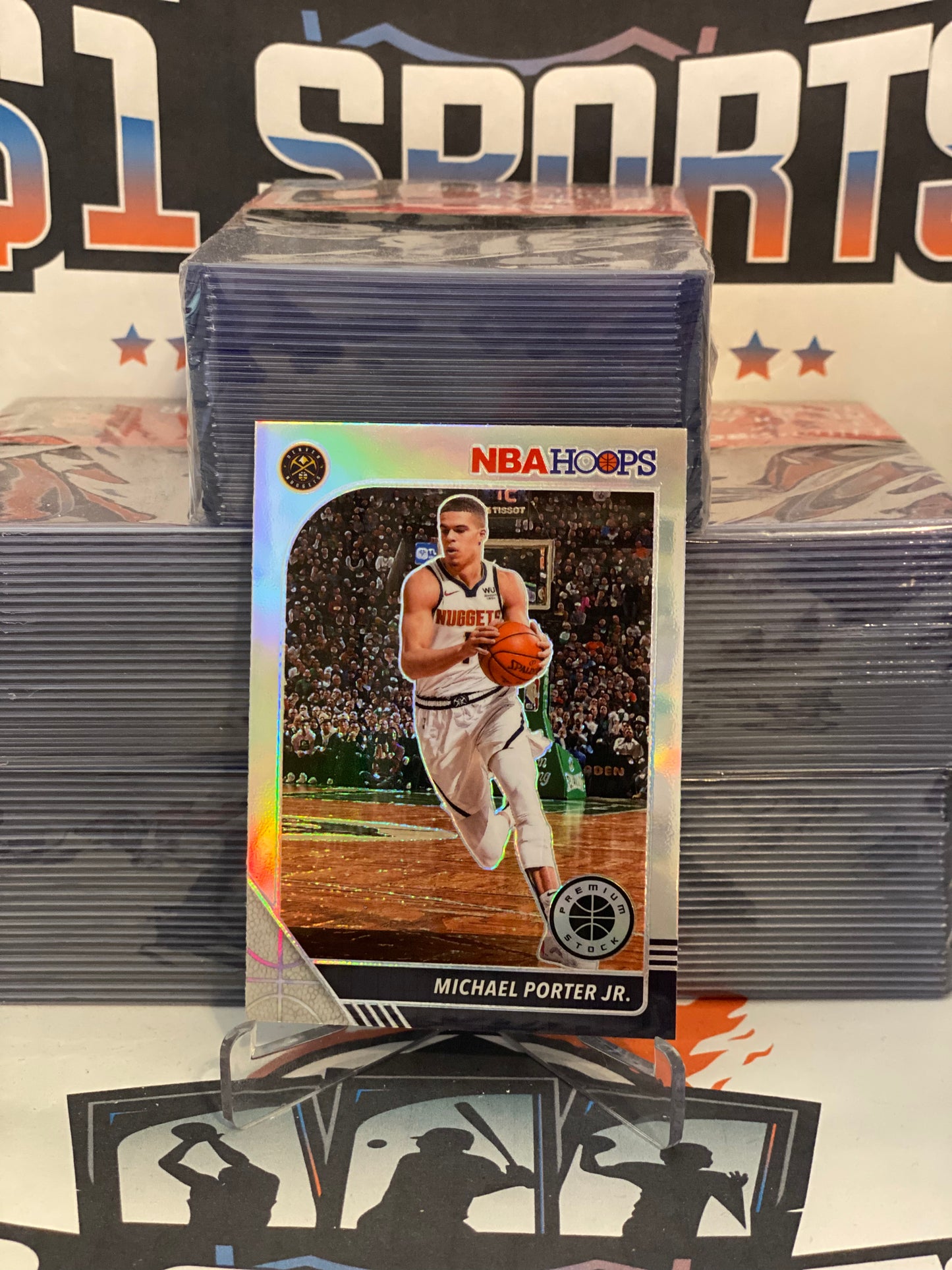 2019 Hoops Premium Stock (Silver Prizm) Michael Porter Jr. #51