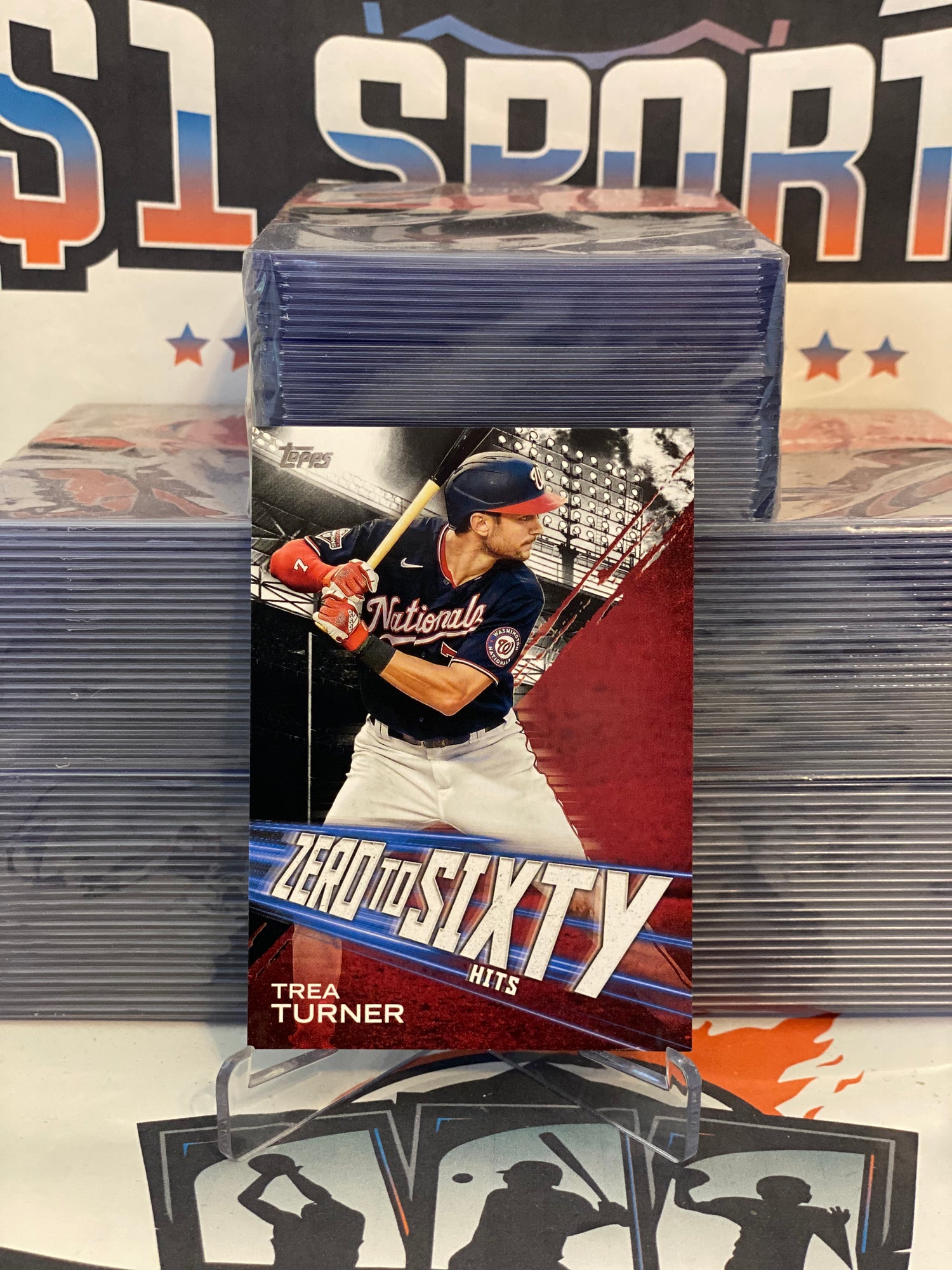 2021 Topps (Zero to Sixty 177/299) Trea Turner #ZTS-9