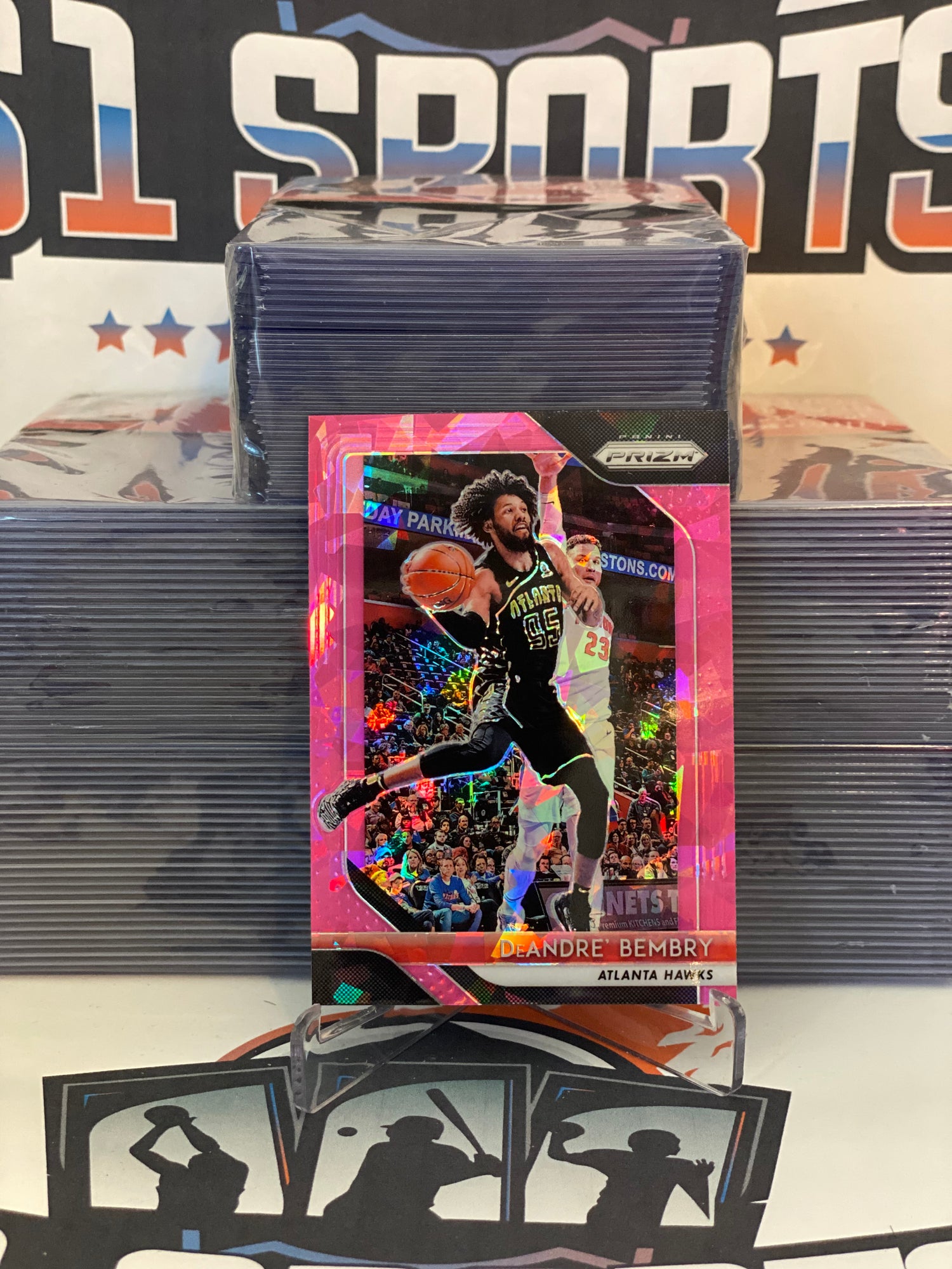 2018 Panini Prizm (Pink Ice Prizm) DeAndre' Bembry #28