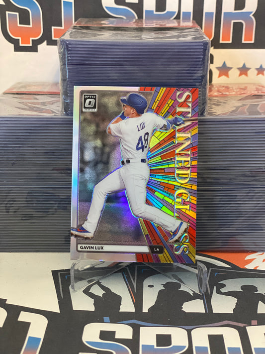 2020 Donruss Optic (Holo Prizm, Stained Glass) Gavin Lux Rookie #SG-6