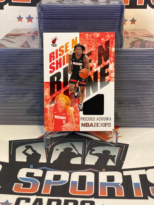 2020 NBA Hoops (Rise N Shine Relic) Precious Achiuwa #RNS-PAW