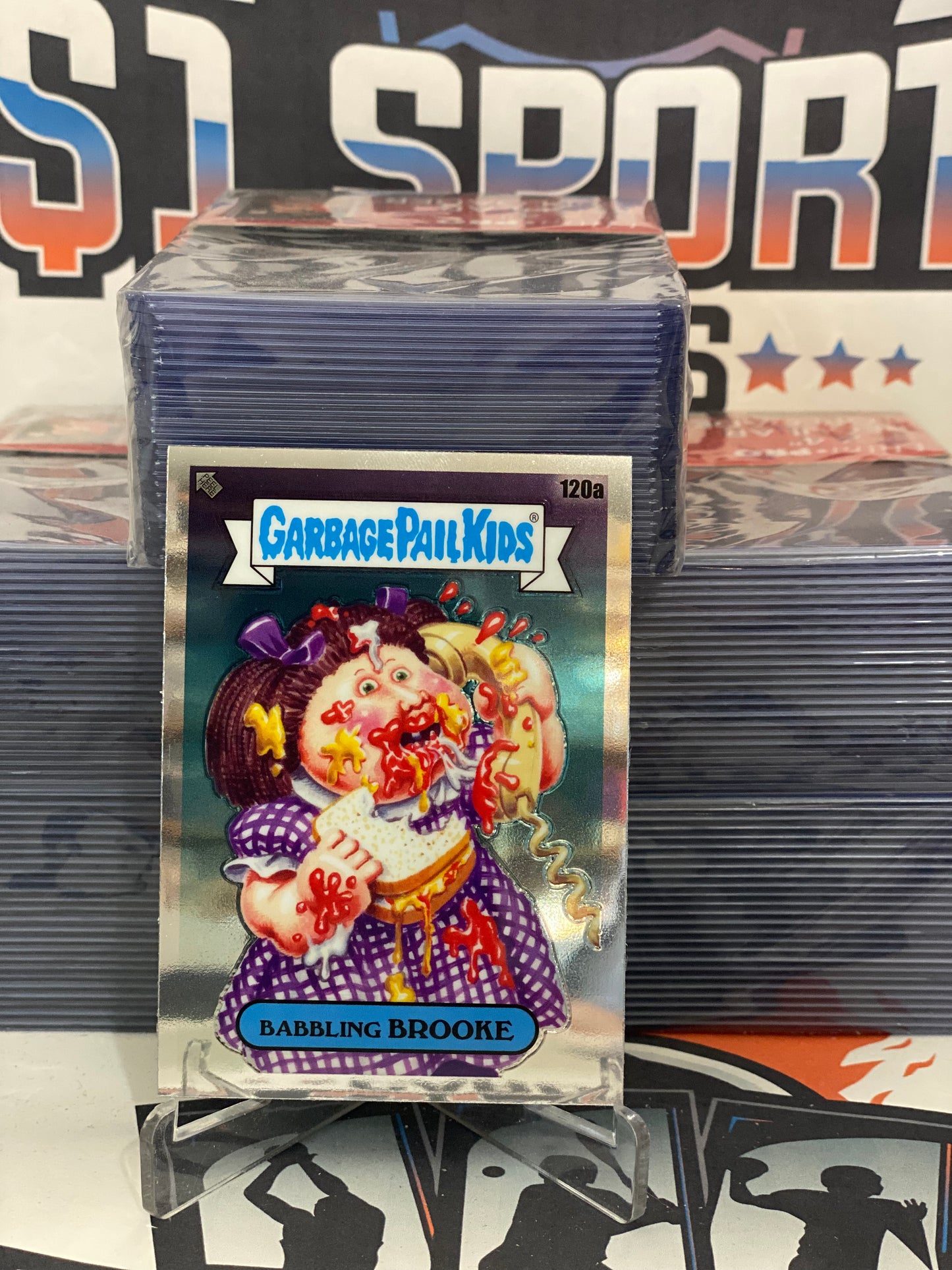 2020 Topps Garbage Pail Kids Chrome Series 3 Babbling Brooke #120a