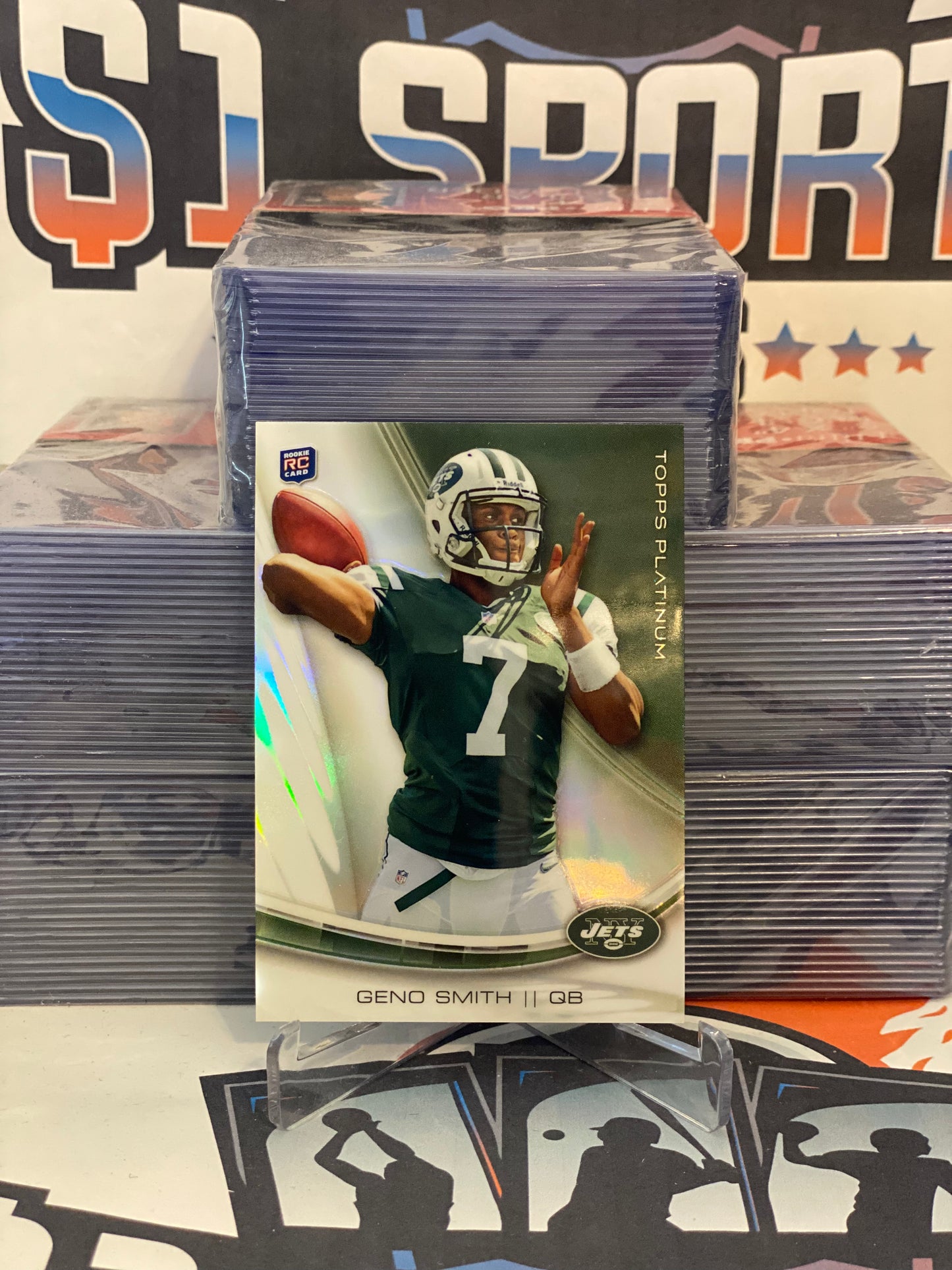 2013 Topps Platinum Geno Smith Rookie #127