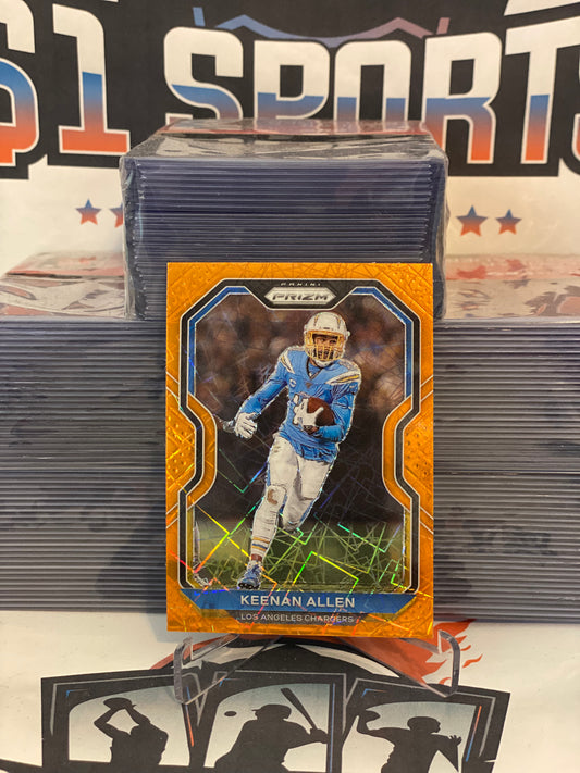 2020 Panini Prizm (Orange Lazer Prizm) Keenan Allen #139