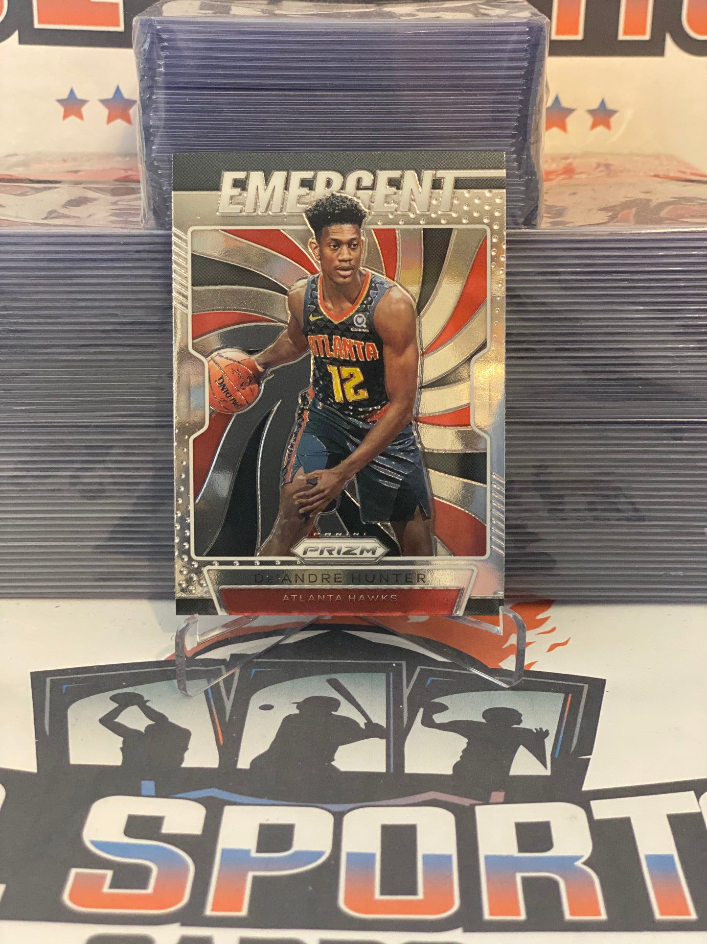 2019 Panini Prizm (Emergent) De'Andre Hunter Rookie #9