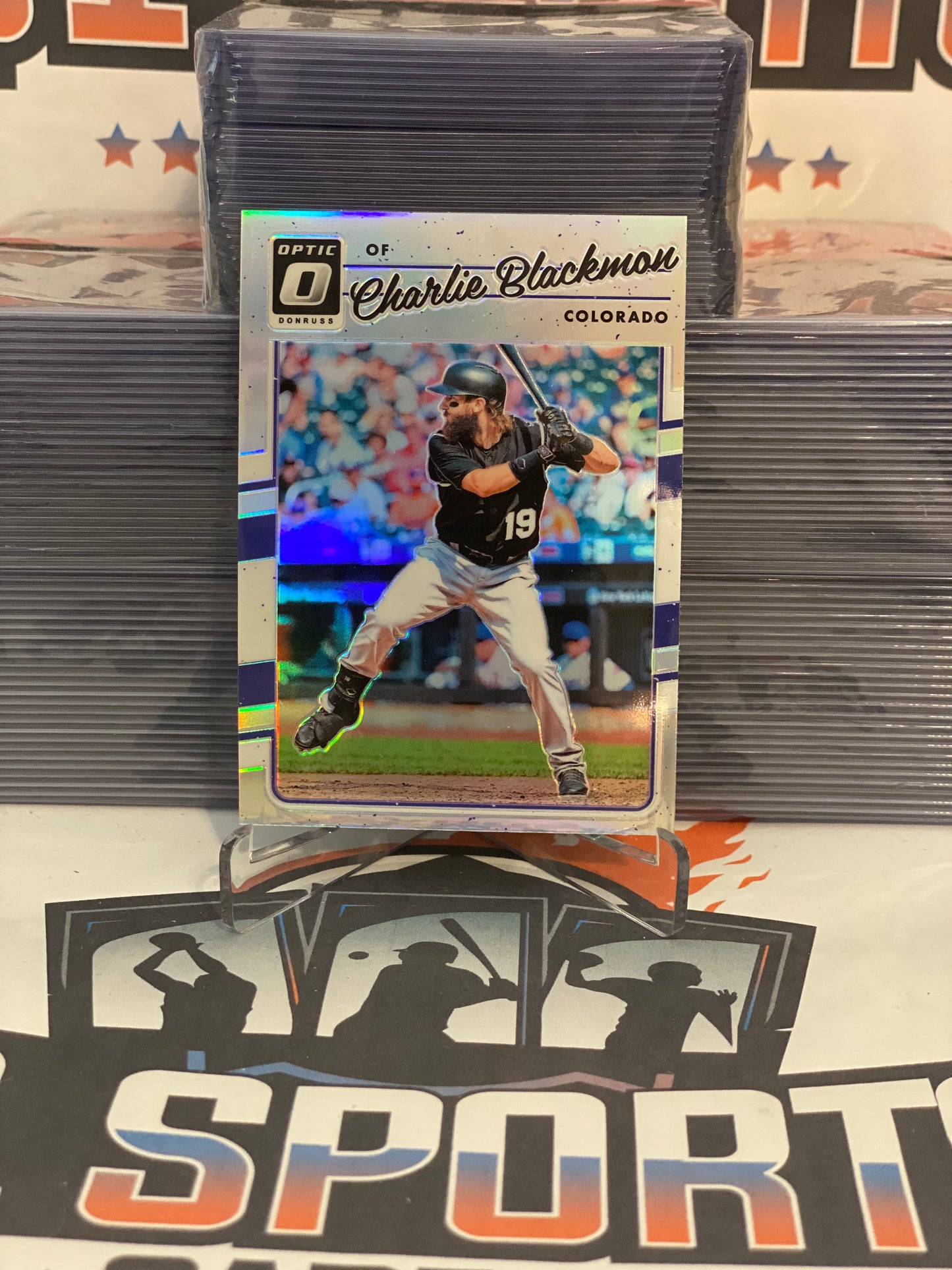 2017 Donruss Optic (Holo Prizm) Charlie Blackmon #93