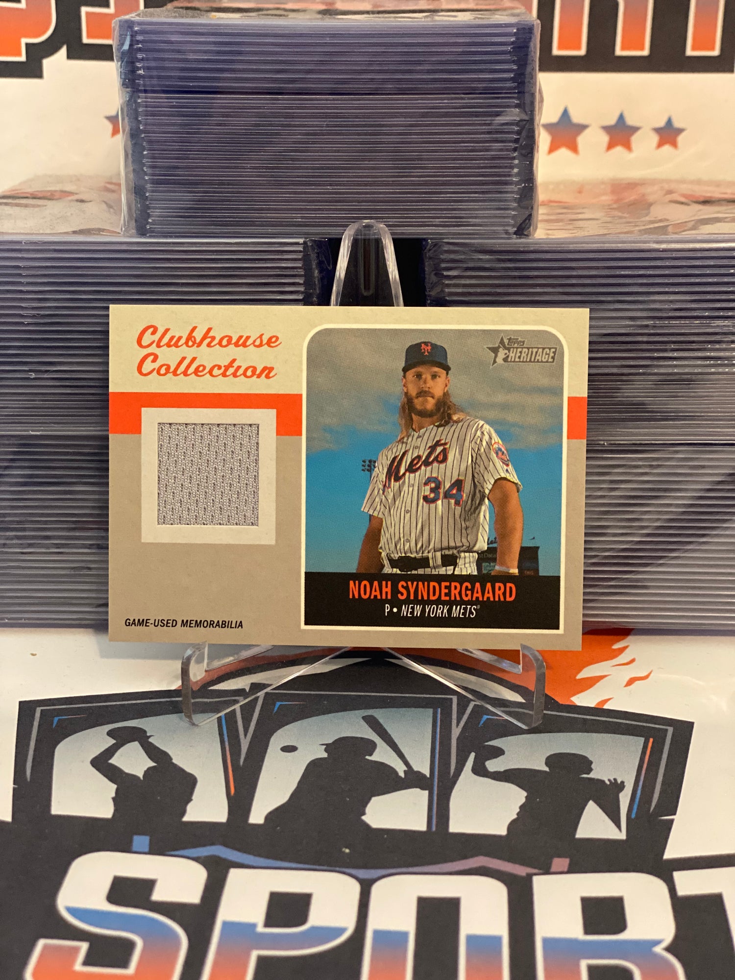 2019 Topps Heritage (Clubhouse Collection Relic) Noah Syndergaard #CCR-NS