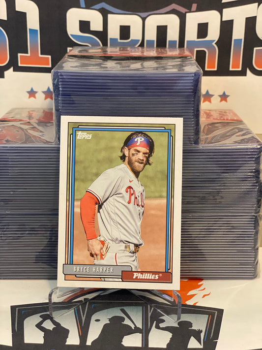 2021 Topps Update (1992 Redux) Bryce Harper #T92-35