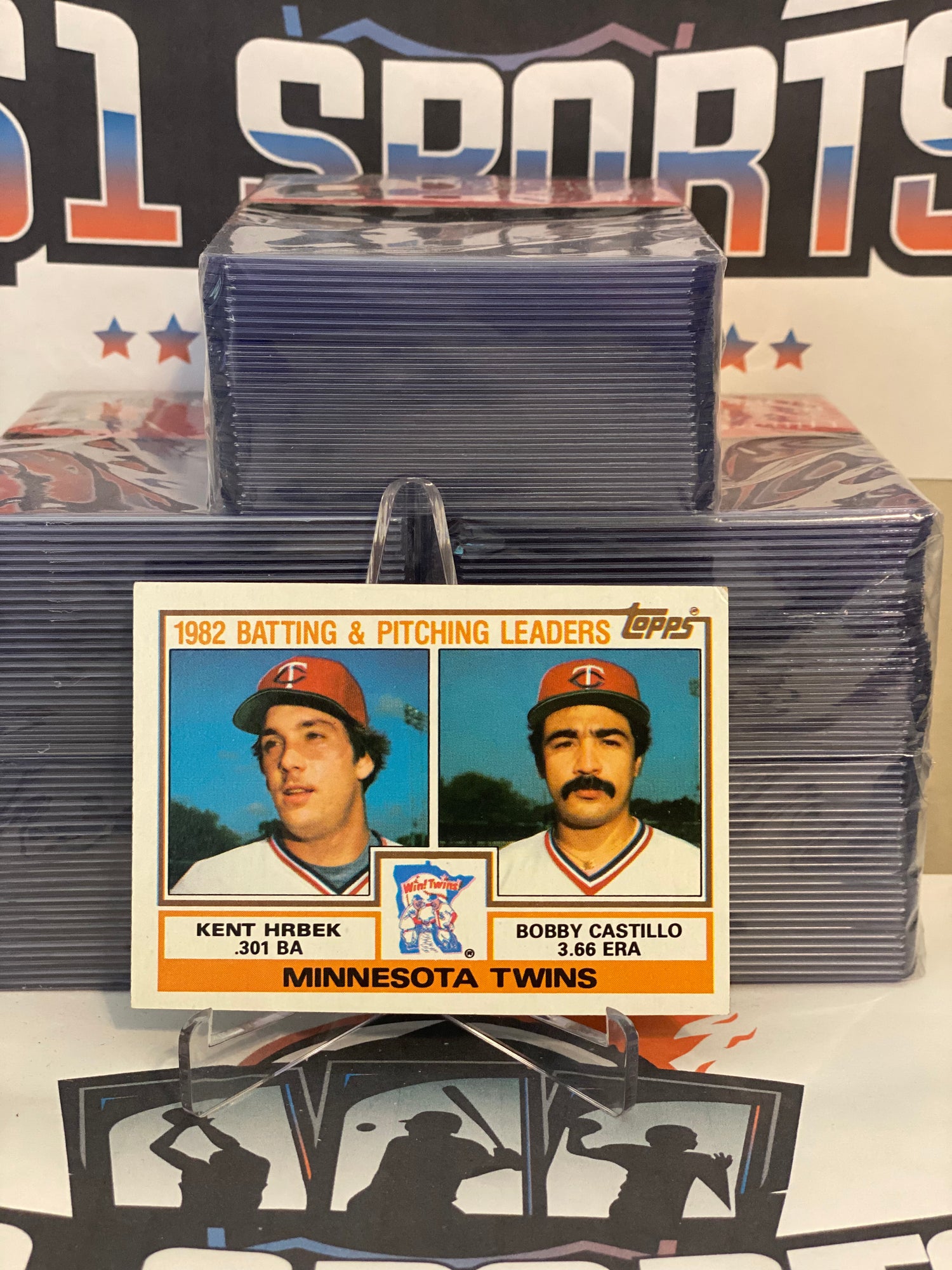 1983 Topps (Minnesota Twins Team Leaders) Kent Hrbek & Bobby Castillo #771