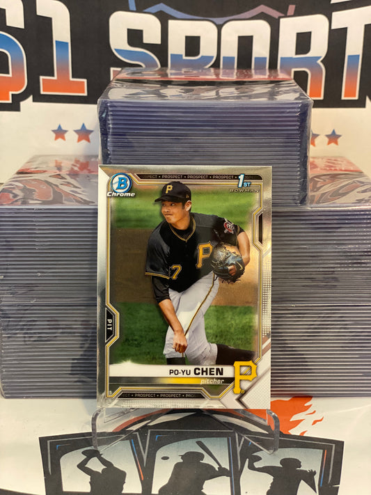 2021 Bowman Chrome Prospects (1st Bowman) Po-Yu Chen #BCP-223