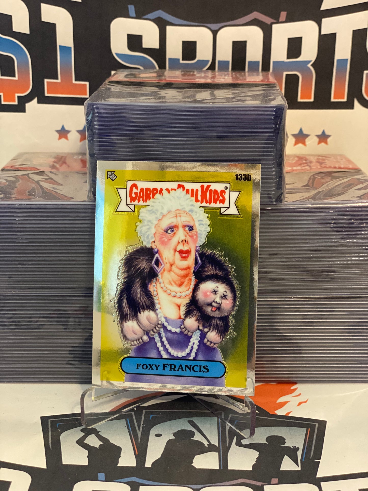 2021 Topps Garbage Pail Kids Chrome Series 4 Foxy Francis #133b