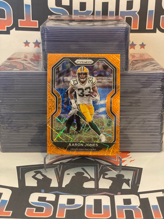 2020 Panini Prizm (Orange Lazer Prizm) Aaron Jones #207