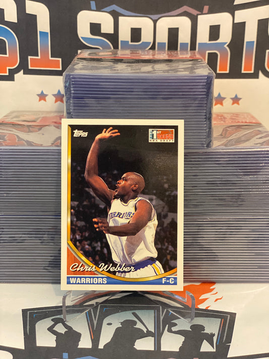 1993 Topps (1st Round Draft Pick) Chris Webber Rookie #224