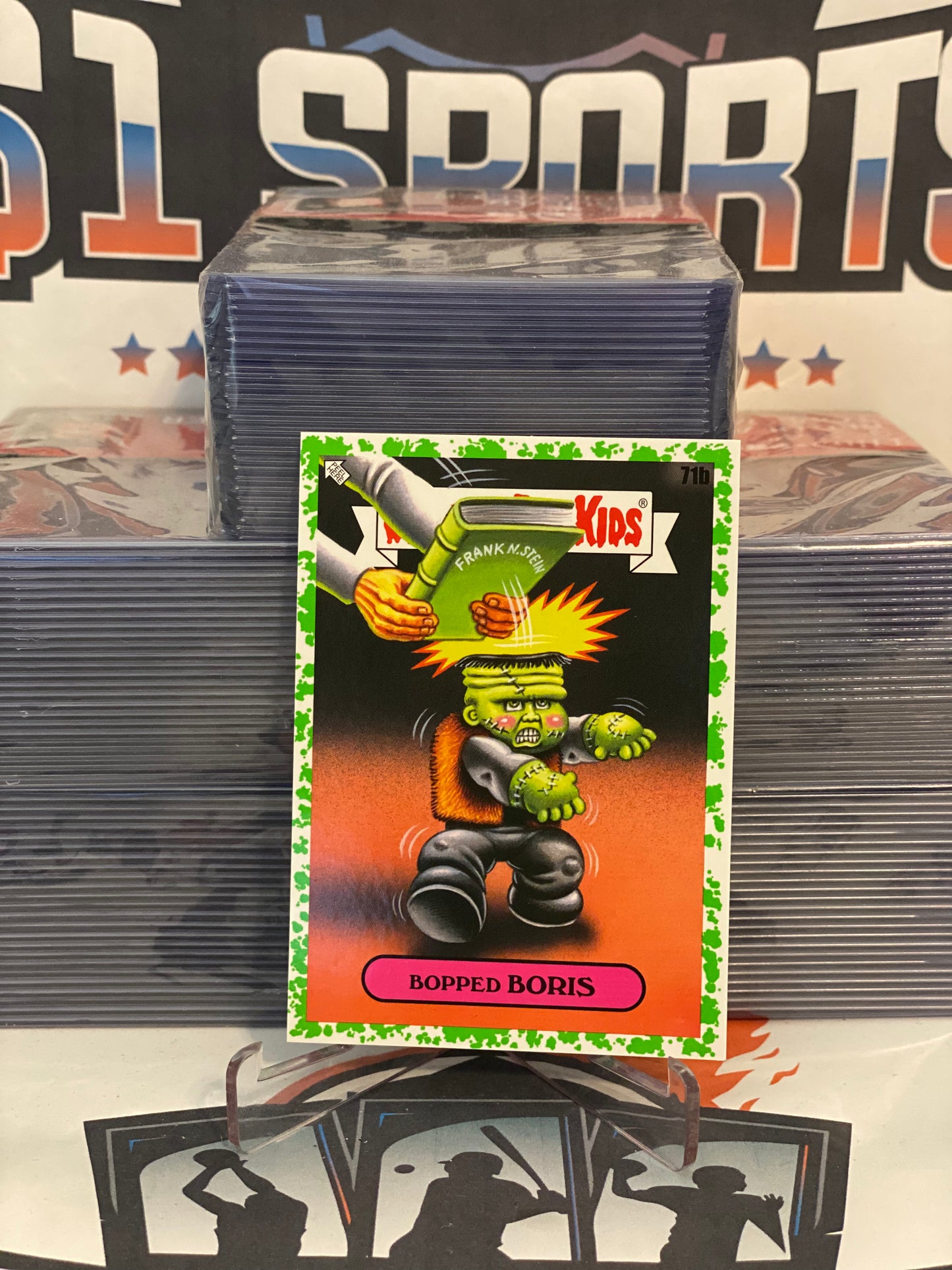 2022 Garbage Pail Kids Book Worms (Booger) Bopped Boris #71b