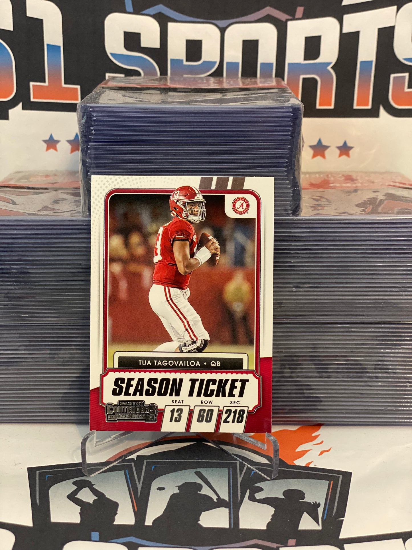 2021 Panini Contenders Draft Picks Tua Tagovailoa #25