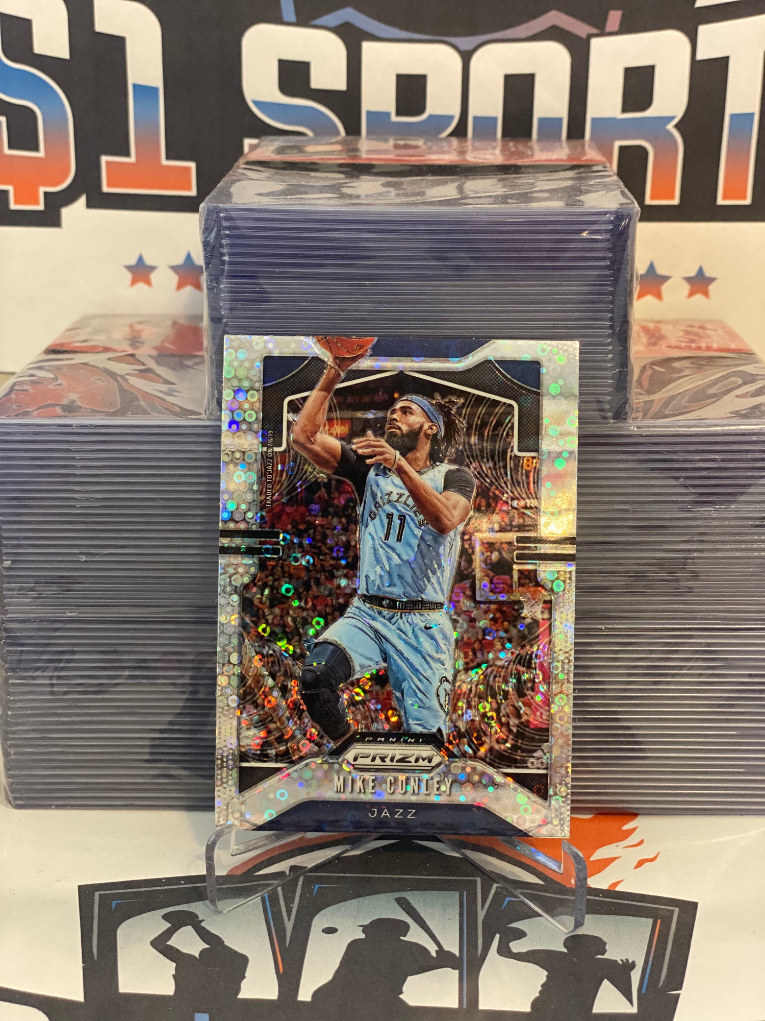 2019 Panini Prizm (Fast Break Prizm) Mike Conley #244