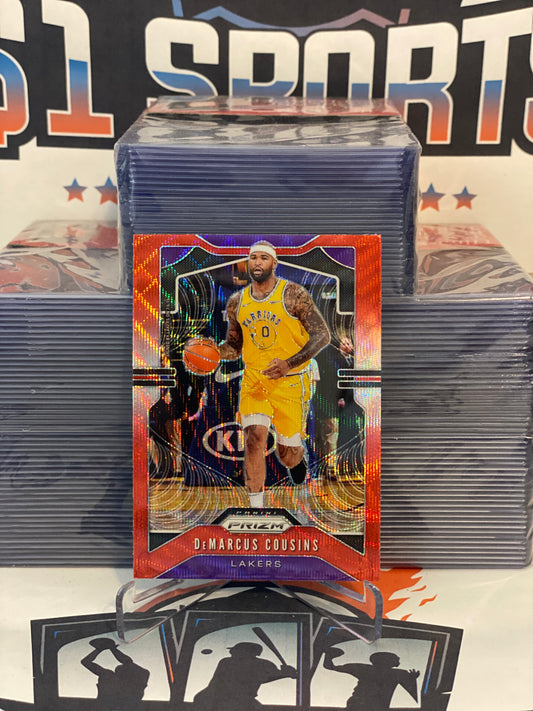 2019 Panini Prizm (Red Wave Prizm) DeMarcus Cousins #103