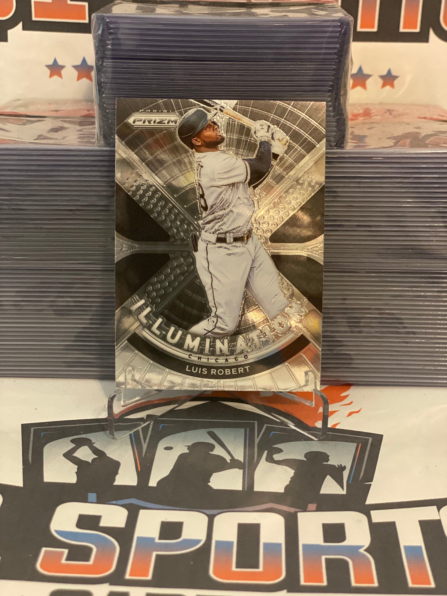 2021 Panini Prizm (Illumination) Luis Robert #IL-6